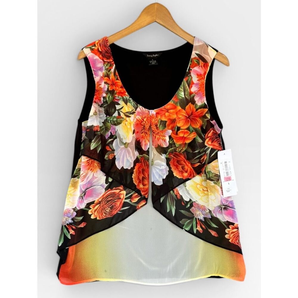 🎉5 for$45🎉 NWT Sunny Taylor top blouse shirt size L